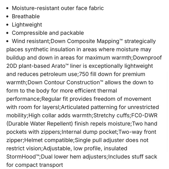 ARCTERYX women’s THORIUM hoody down size LARGE - Picture 11 of 11